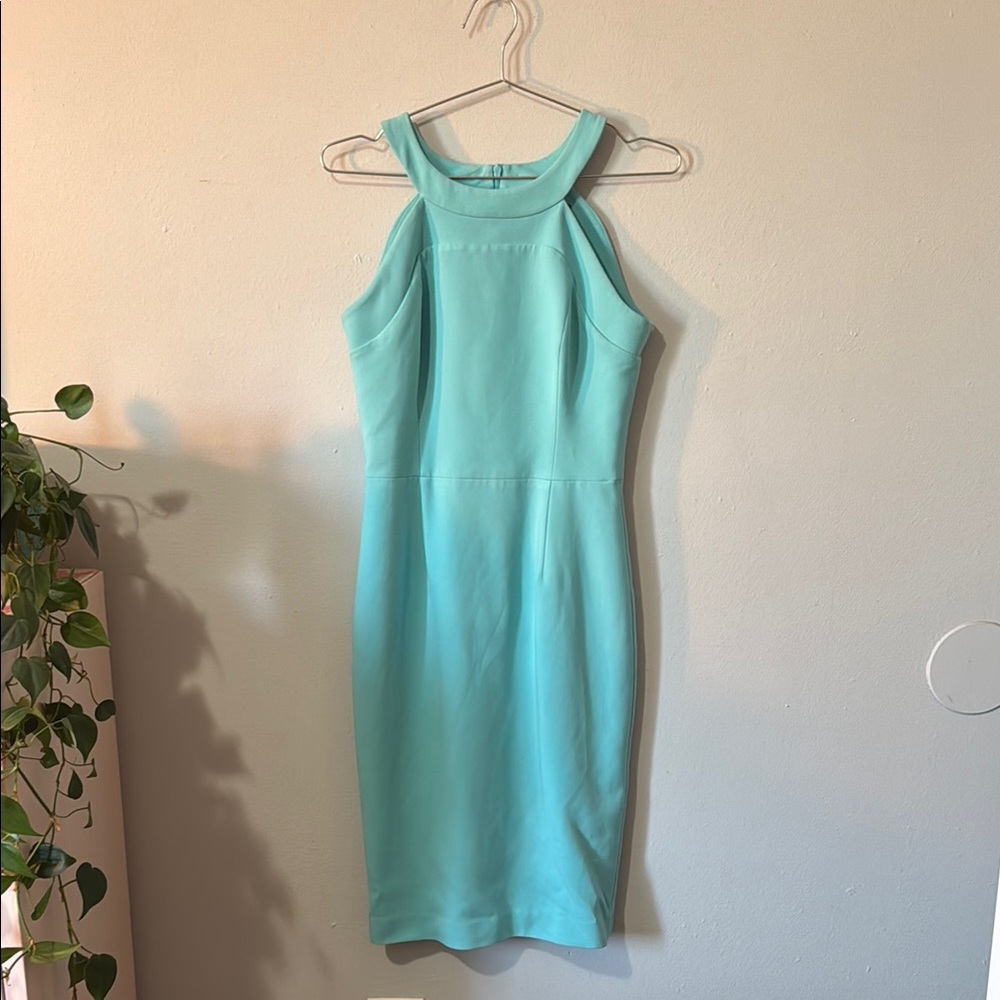 Aqua Sleeveless Dress